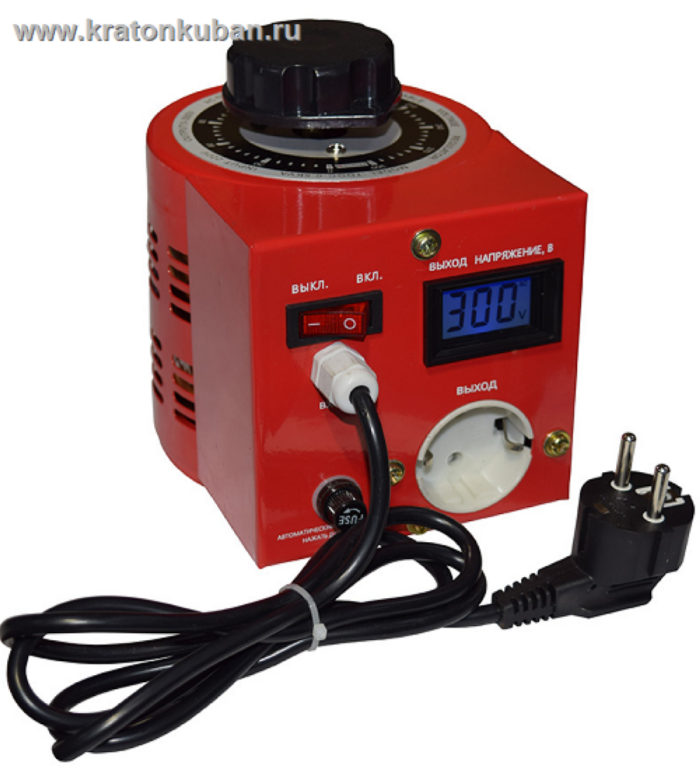 Просмотр фото... Автотрансформатор ЛАТР Suntek 500ВА RED 2А