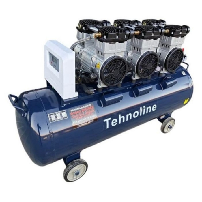 Просмотр фото... Компрессор безмасляный Tehnoline ТВ1100*3, 100, 3,3кВт